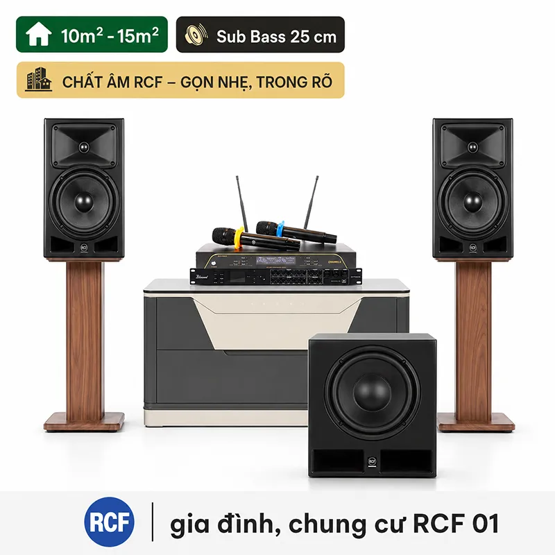 Dàn karaoke gia đình, chung cư RCF 01