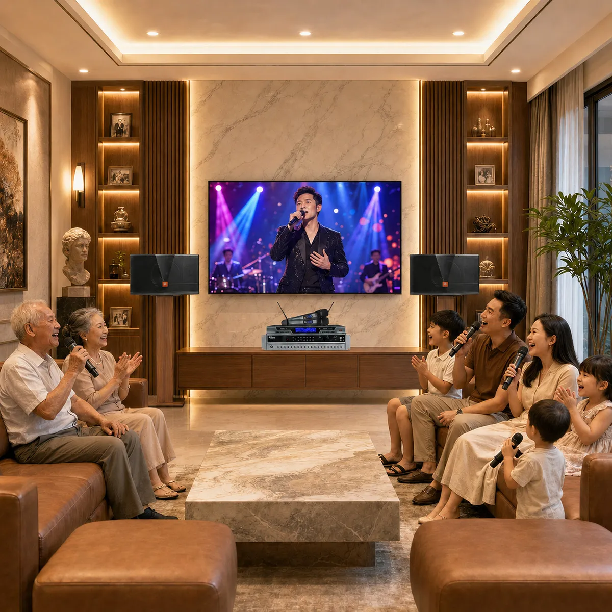 Dàn karaoke gia đình JBL 46