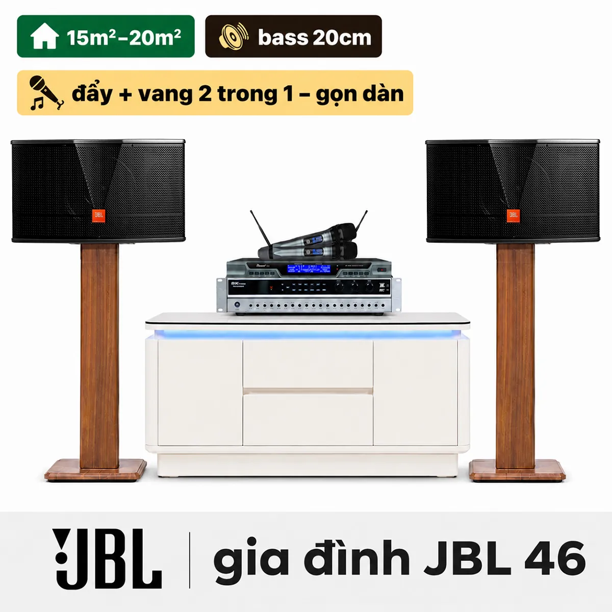 Dàn karaoke gia đình JBL 46
