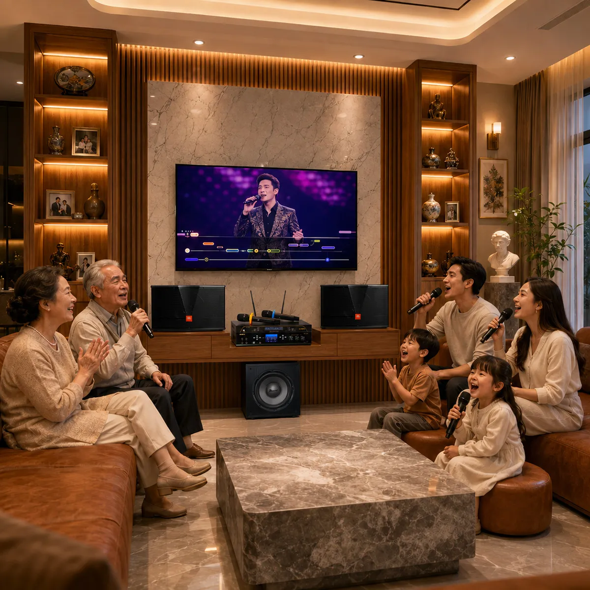 Dàn karaoke gia đình JBL 47