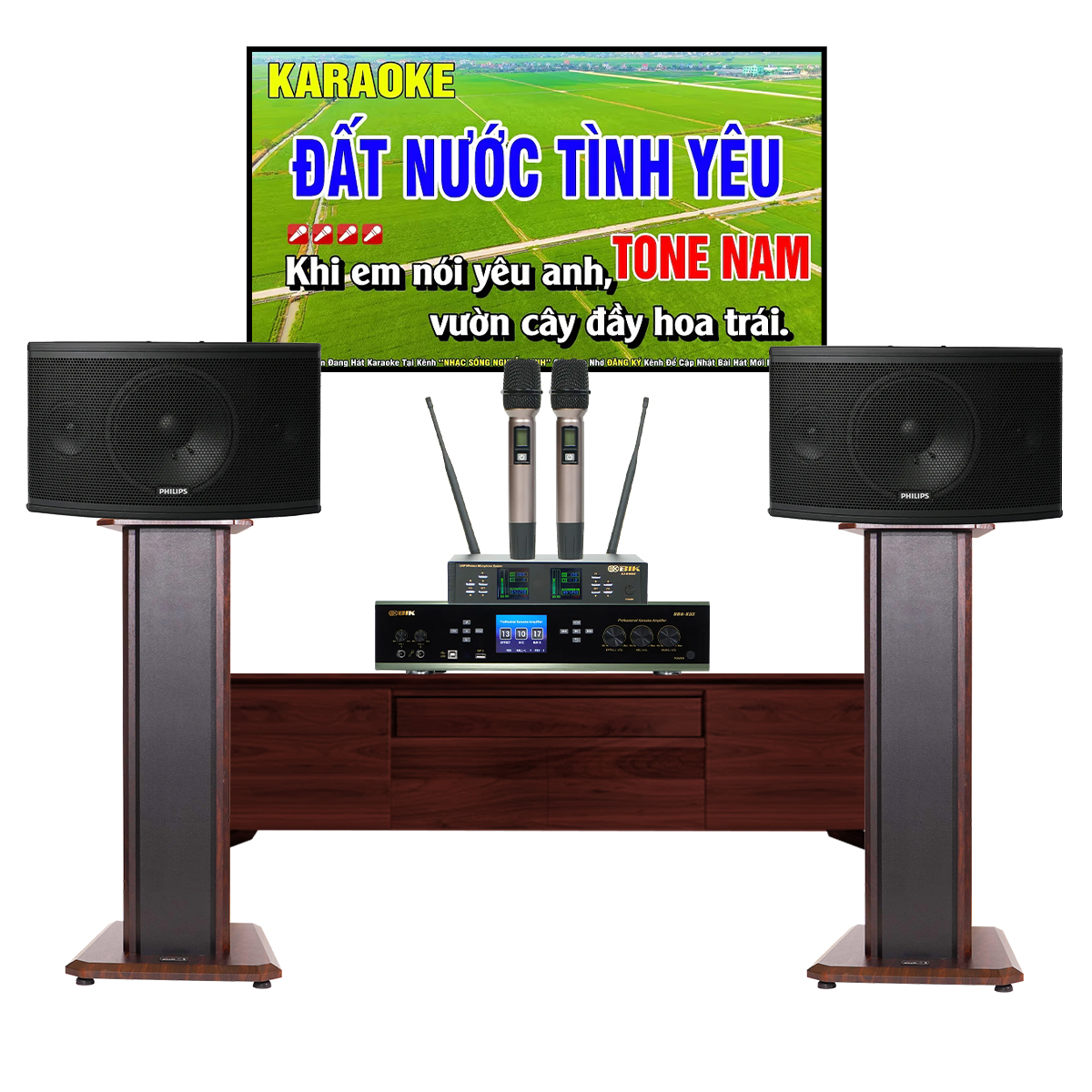 Dàn karaoke gia đình Philips 04