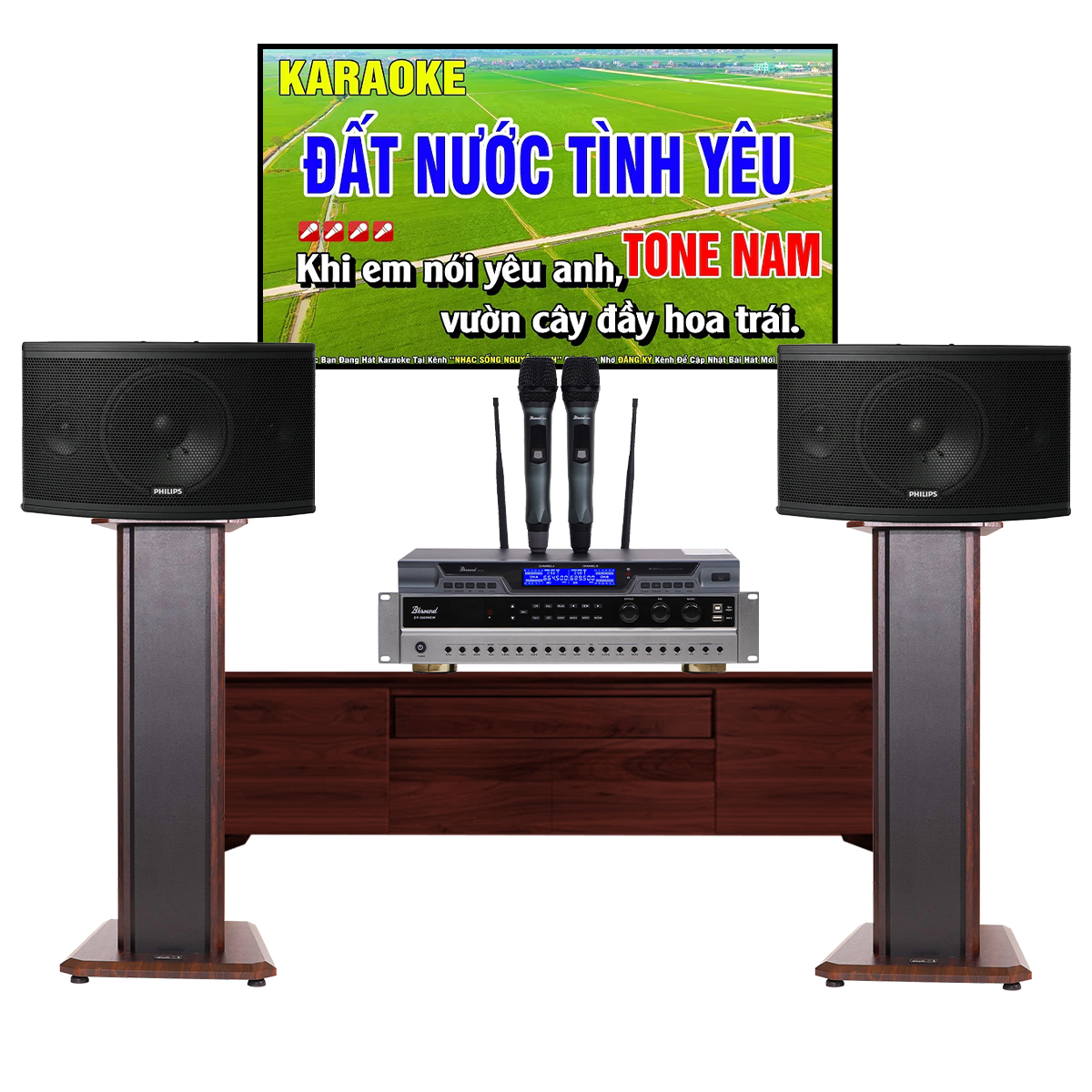 Dàn karaoke gia đình Philips 05