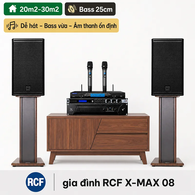 Dàn karaoke gia đình RCF X-MAX 08
