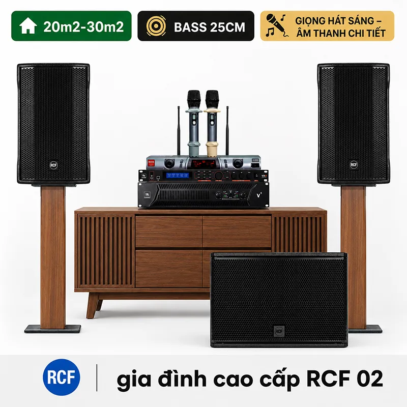 Dàn karaoke gia đình cao cấp RCF 02