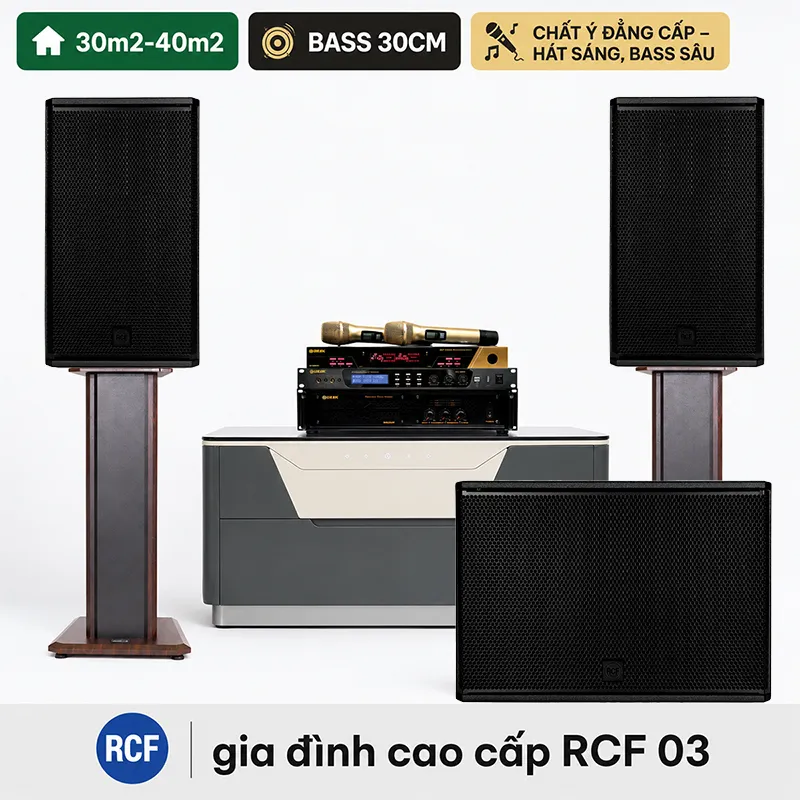 Dàn karaoke gia đình cao cấp RCF 03