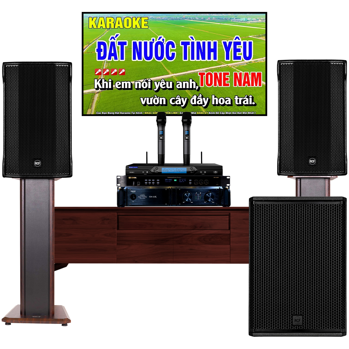 Dàn karaoke gia đình cao cấp RCF 13