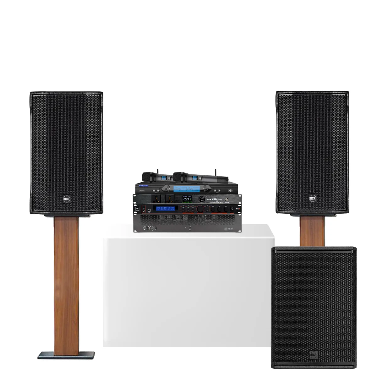 Dàn karaoke gia đình cao cấp RCF 16 (RCF CMAX 4112, IPS 2.5K, JBL VX9, 705-ASMK3, Baiervires BS9800) - Hình 2