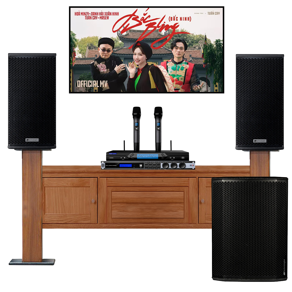 Dàn karaoke gia đình cao cấp dBTechnologies 22 (Vio X10, JBL KX190, Sub615, Baiervires BS9800) - Hình 2