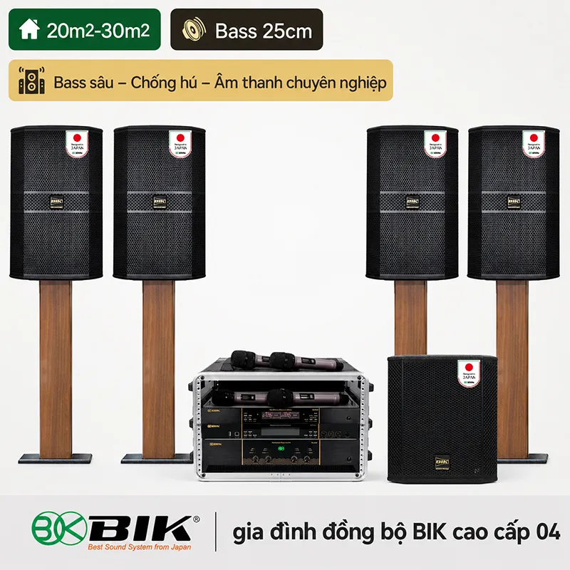 Dàn karaoke gia đình đồng bộ BIK cao cấp 04
