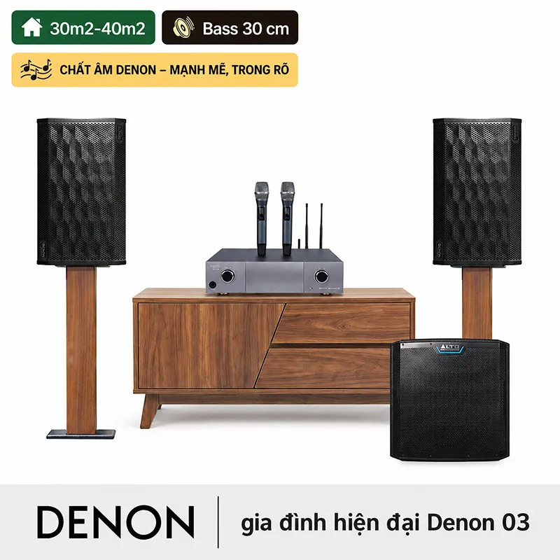 Dàn karaoke gia đình hiện đại Denon 03
