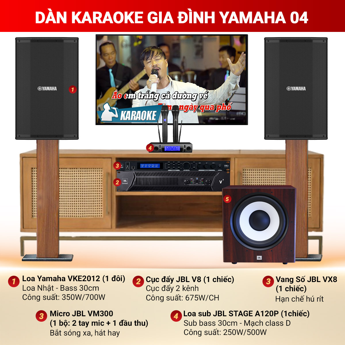D&agrave;n karaoke gia đ&igrave;nh Yamaha 04