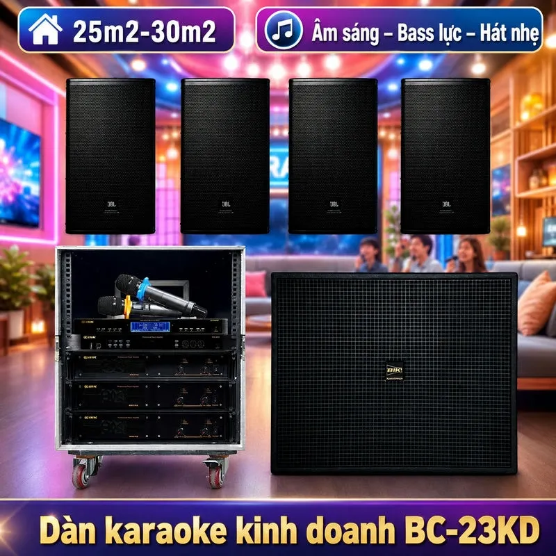 Dàn karaoke kinh doanh BC-23KD