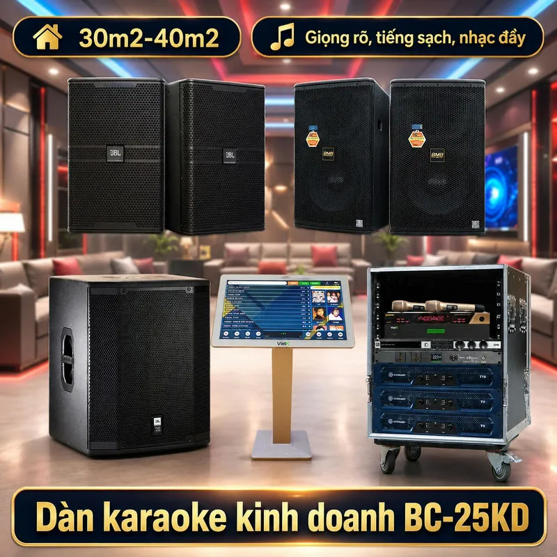 Dàn karaoke kinh doanh BC-25KD