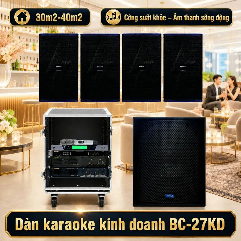 Dàn karaoke kinh doanh BC-27KD