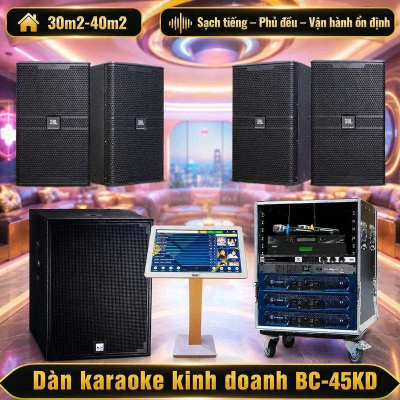 Dàn karaoke kinh doanh BC-45KD
