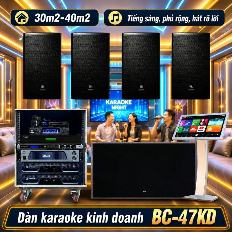 Dàn karaoke kinh doanh BC-47KD