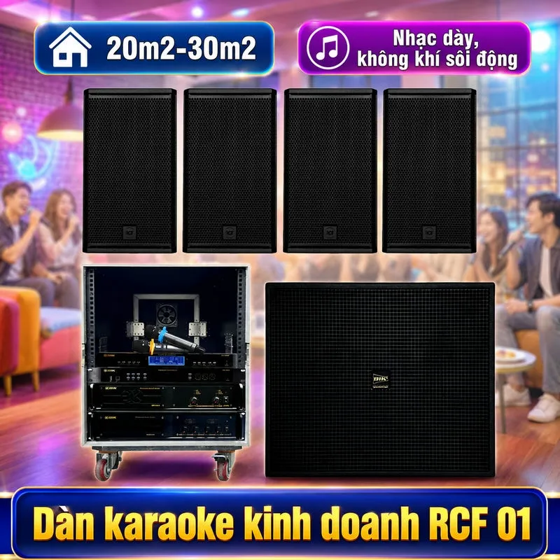 Dàn karaoke kinh doanh RCF 01