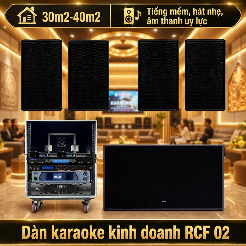 Dàn karaoke kinh doanh RCF 0