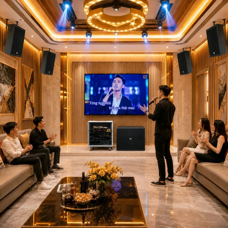dàn karaoke kinh doanh RCF 04