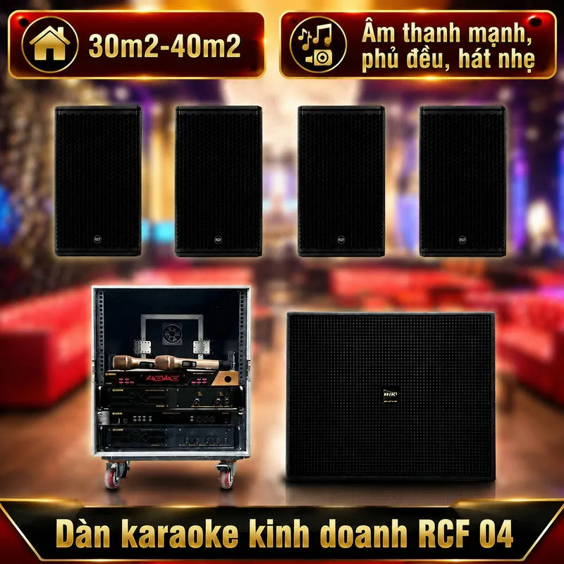 dàn karaoke kinh doanh RCF 04