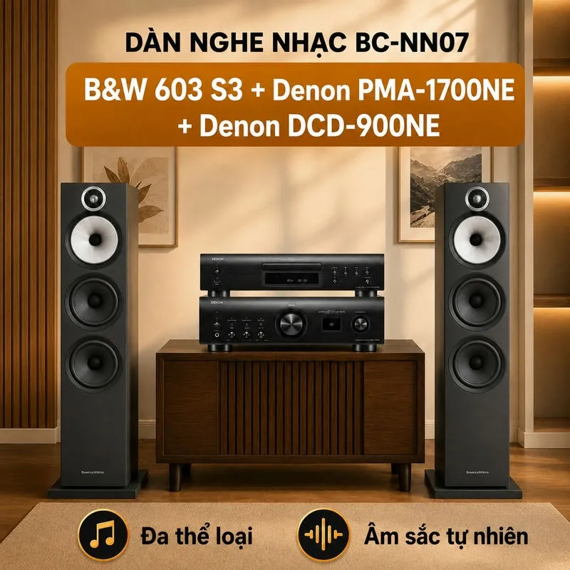 Dàn nghe nhạc 2 kênh Stereo BC-NN07