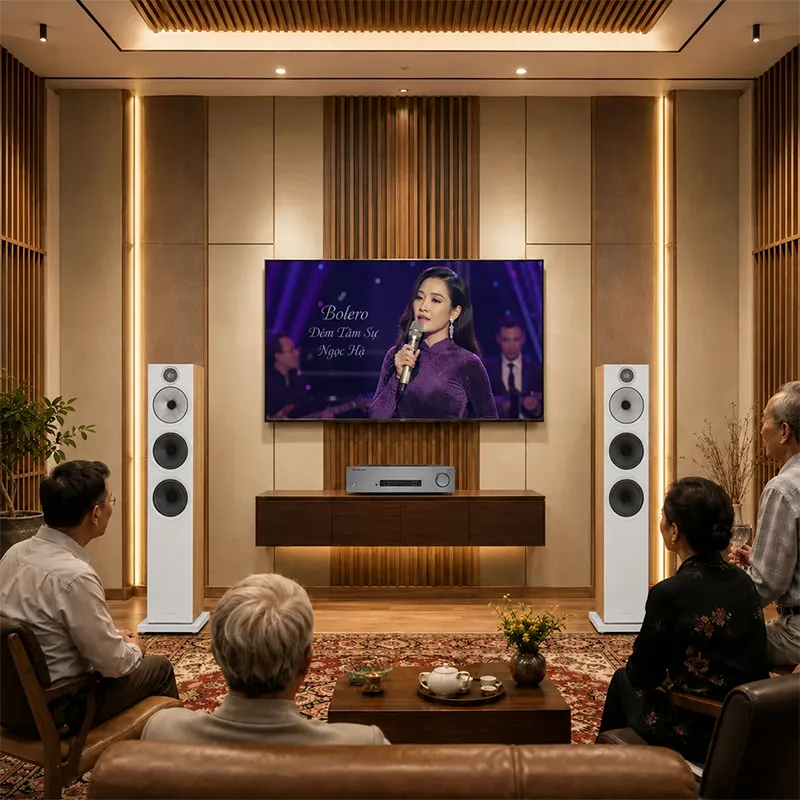 Dàn nghe nhạc 2 kênh Stereo NN43