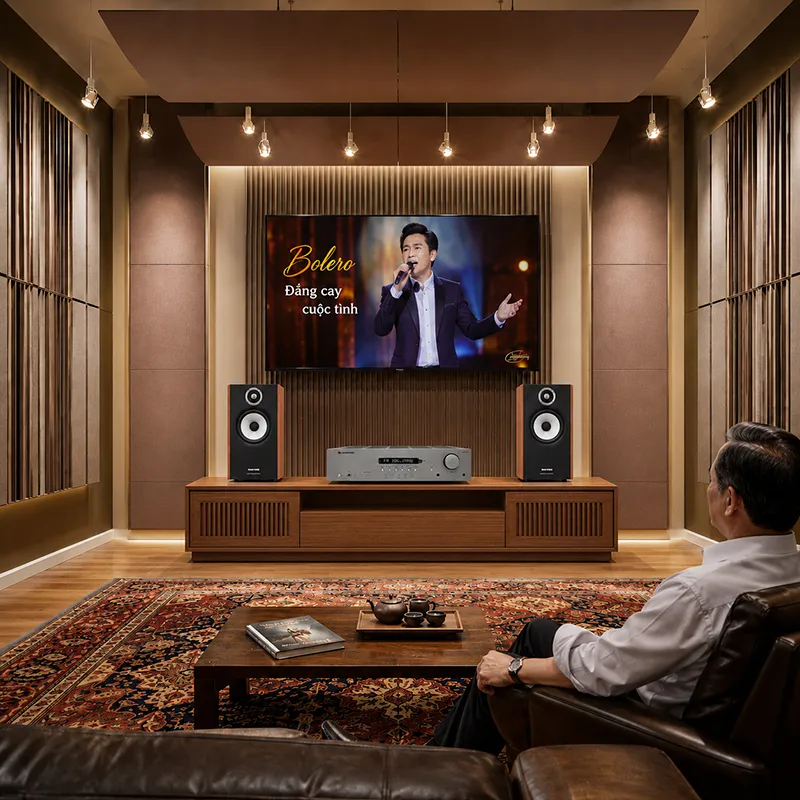 Dàn nghe nhạc 2 kênh Stereo NN74