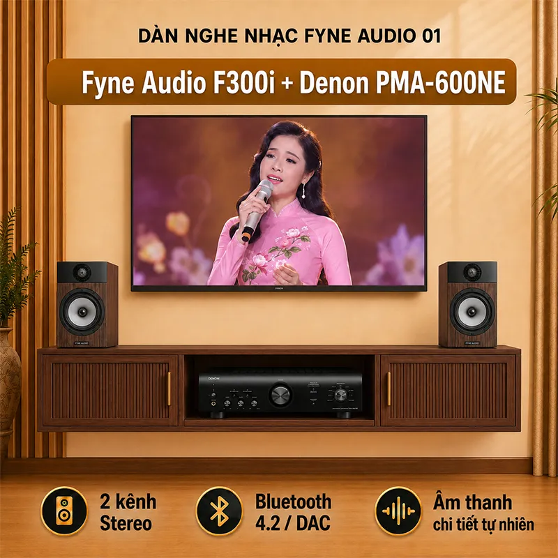 Dàn nghe nhạc Fyne Audio 01