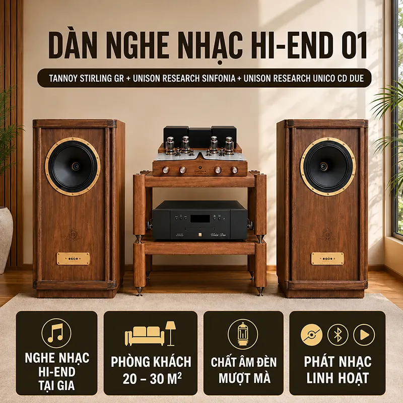 Dàn nghe nhạc Hi-end 01