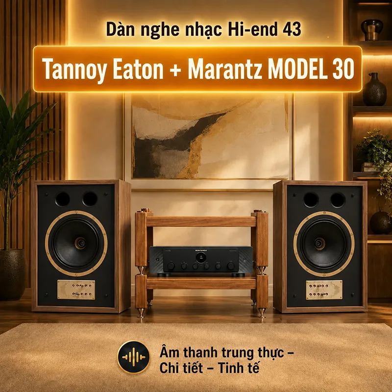 Dàn nghe nhạc Hi-end 43 (Tannoy Eaton, Marantz MODEL 30)