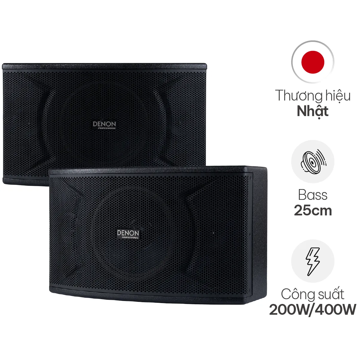 Loa Karaoke Denon DP-C10 (Bass 25)