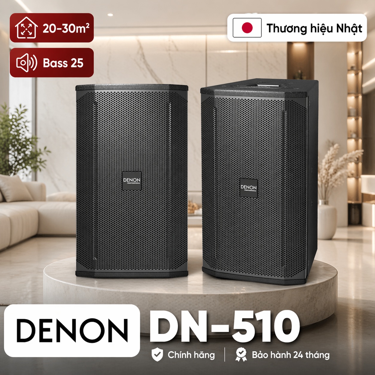 Loa karaoke Denon DN-510 (Full bass 25)