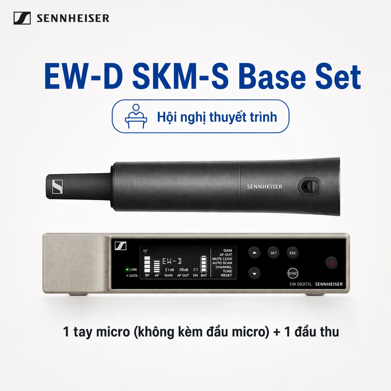 Bộ không dây Sennheiser EW-D SKM-S Base Set - Hình 1