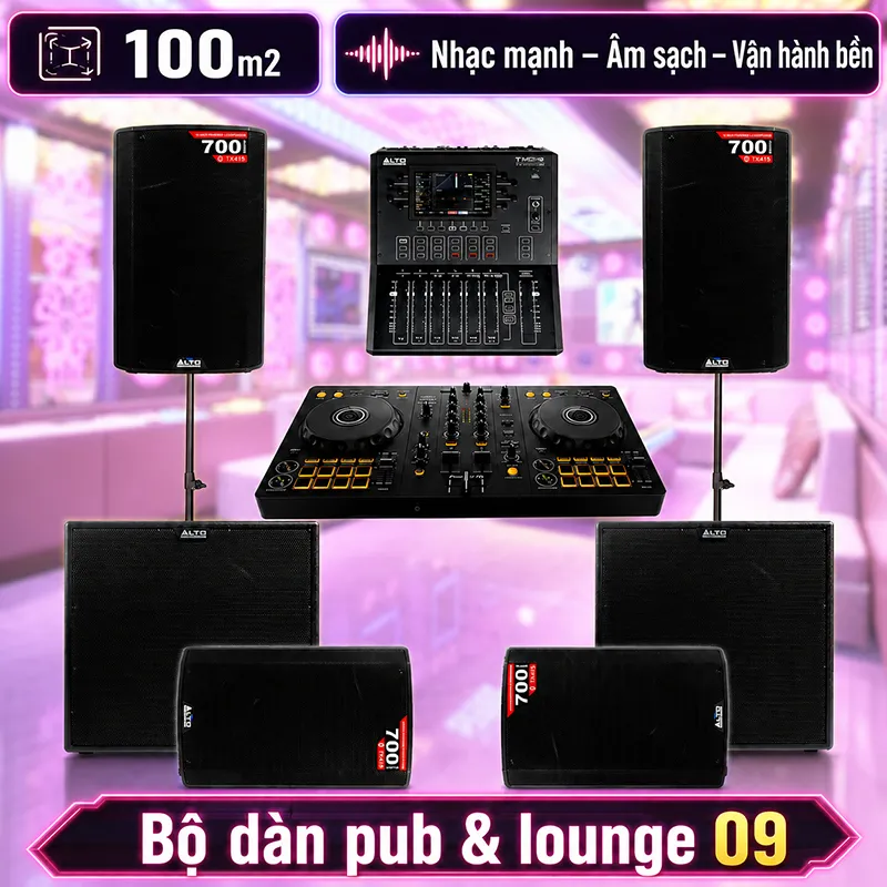 Hệ thống âm thanh quán PUB & Lounge cao cấp 09