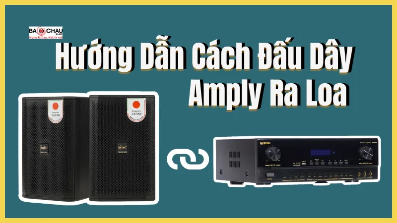Hướng dẫn cách đấu dây amply ra loa chính xác đơn giản!