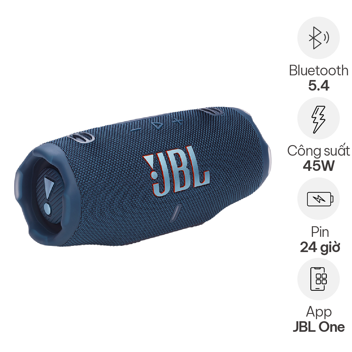 Loa JBL Charge 6 (45W, Pin 24h, IP68, Auracast)