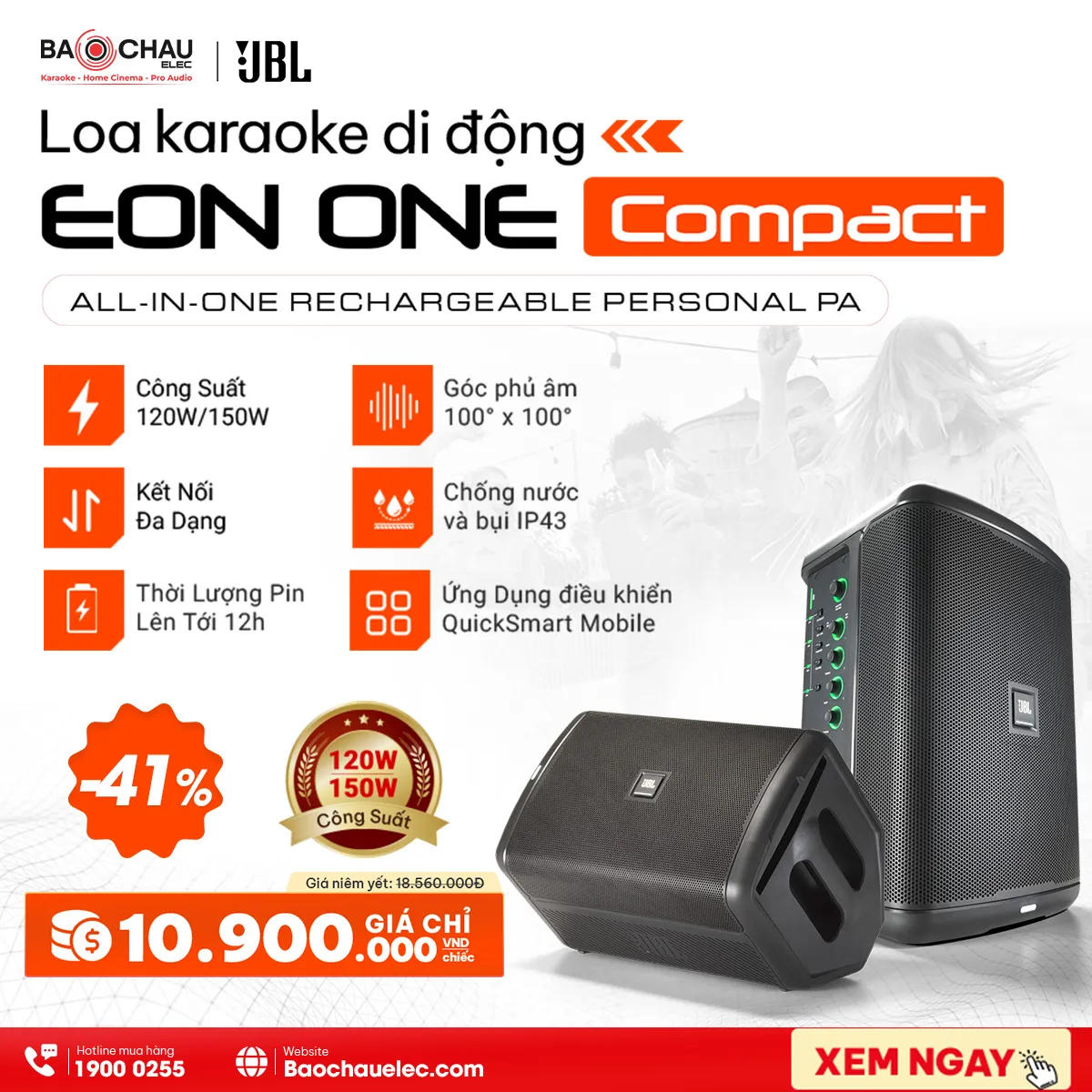 Loa Bluetooth JBL Eon One Compact