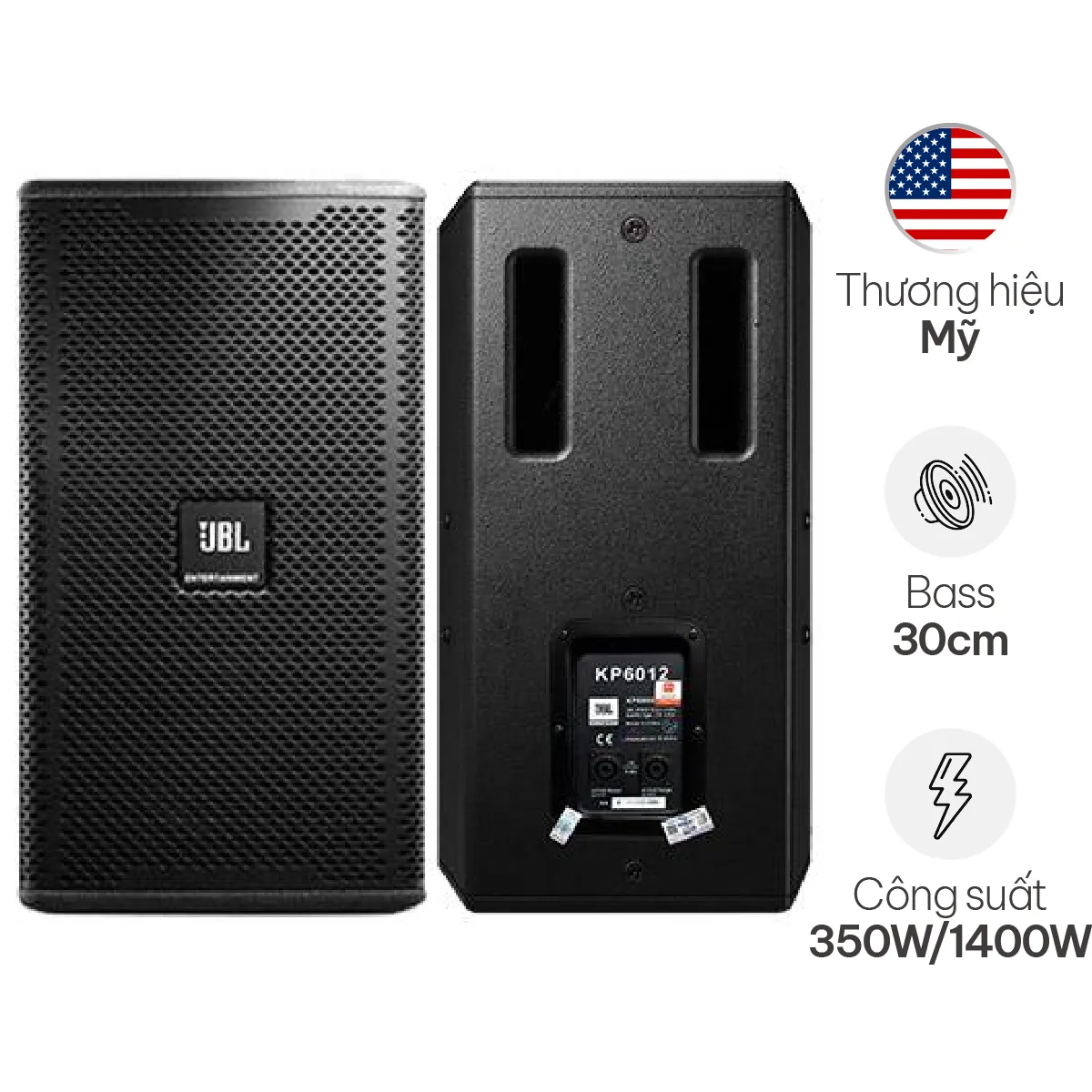 Loa Karaoke JBL KP6012 Ba Sao (Full Bass 30cm)