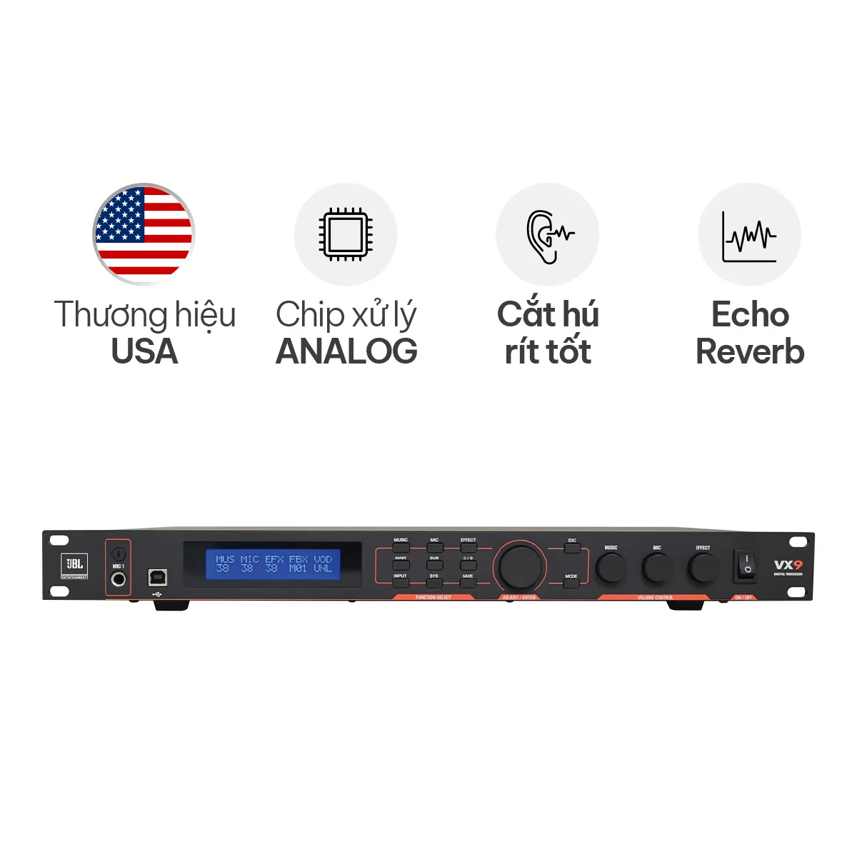 vang số JBL VX9