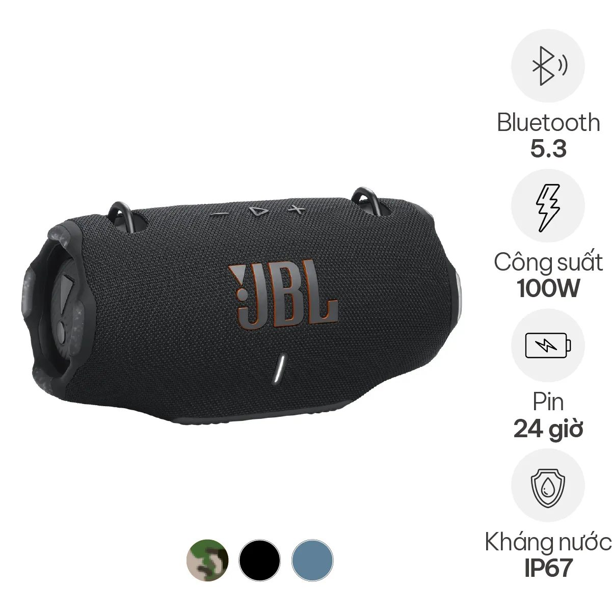 Loa JBL Xtreme 4 (100W, Bluetooth 5.3, 24h, Auracast, AI sound) - Hình 1