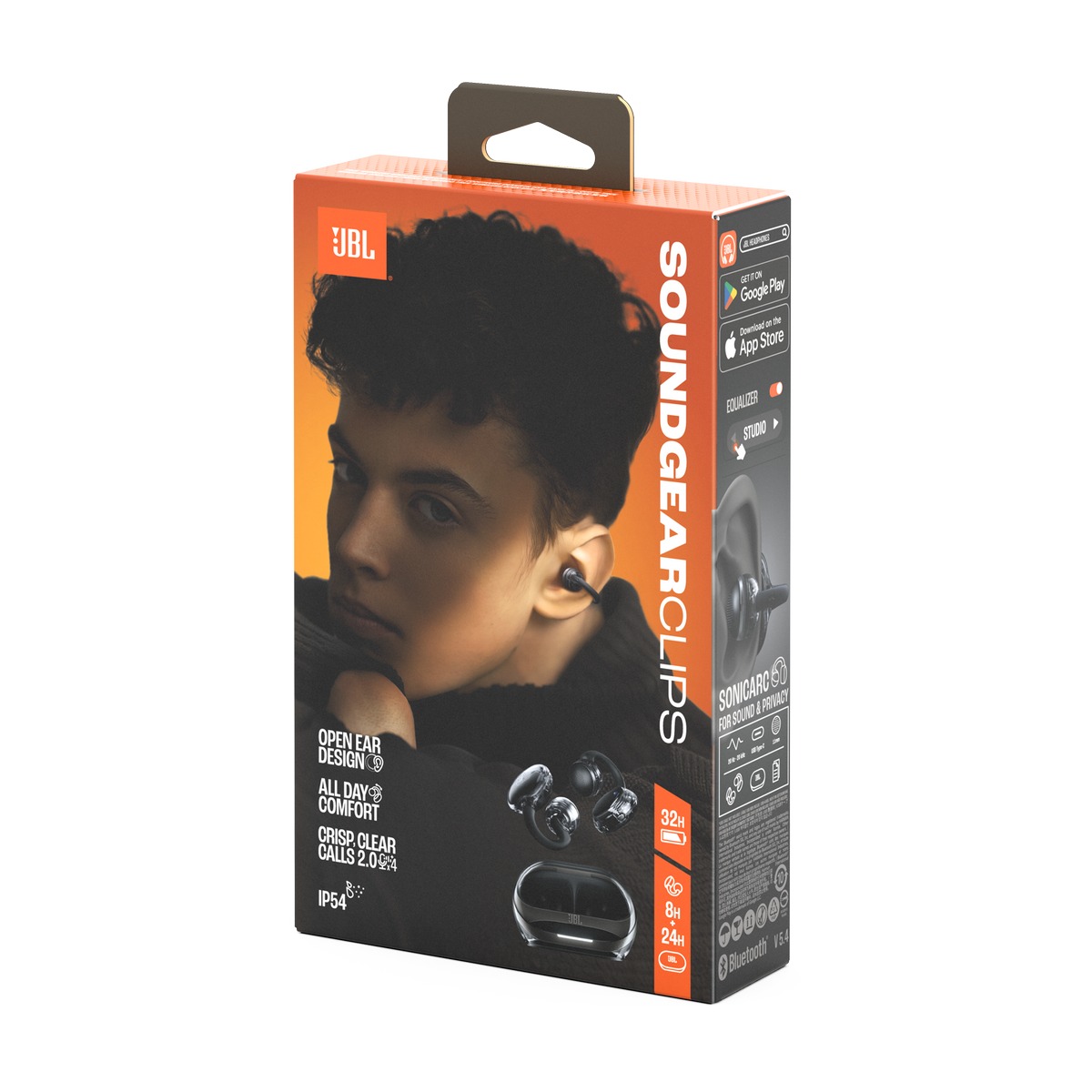 Tai nghe JBL Soundgear Clips (Pin 32H, IP54, Bluetooth 5.4, Google Fast Pair) - Hình 1
