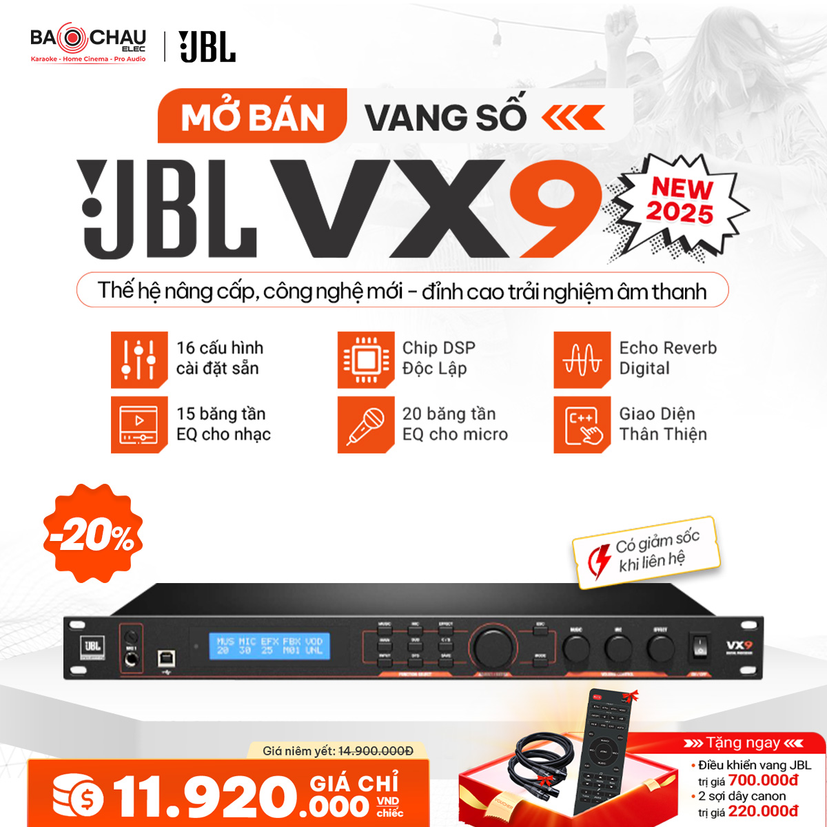 vang số JBL VX9 (New 2025) - Hình 1
