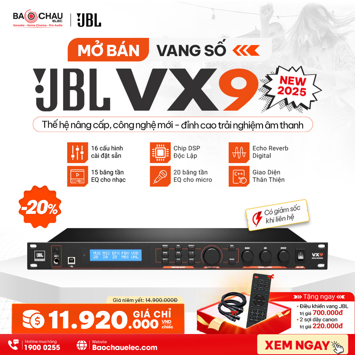 vang số JBL VX9 (New 2025) - Hình 2