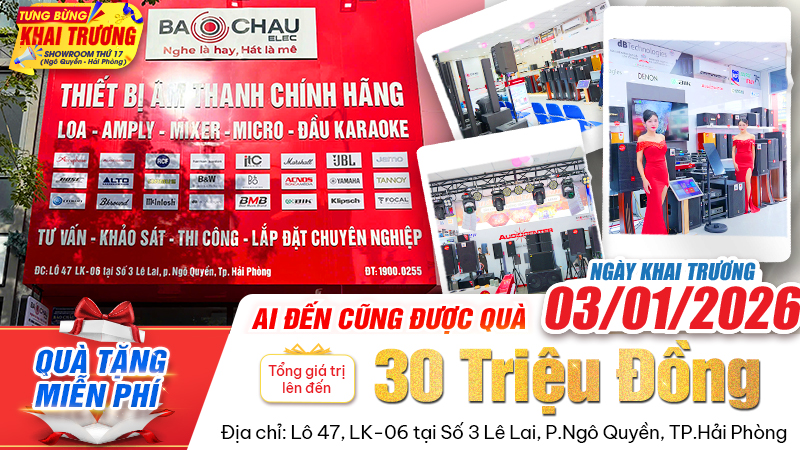 Bảo Châu Elec Khai Trương Showroom Hải Phòng Thứ 2 - Cơn Bão Ưu Đãi Đầu Năm, Ngày Vàng Săn Quà!