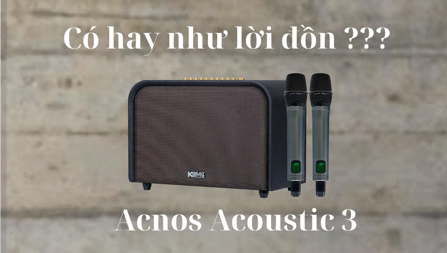 Loa Acnos Acoustic 3