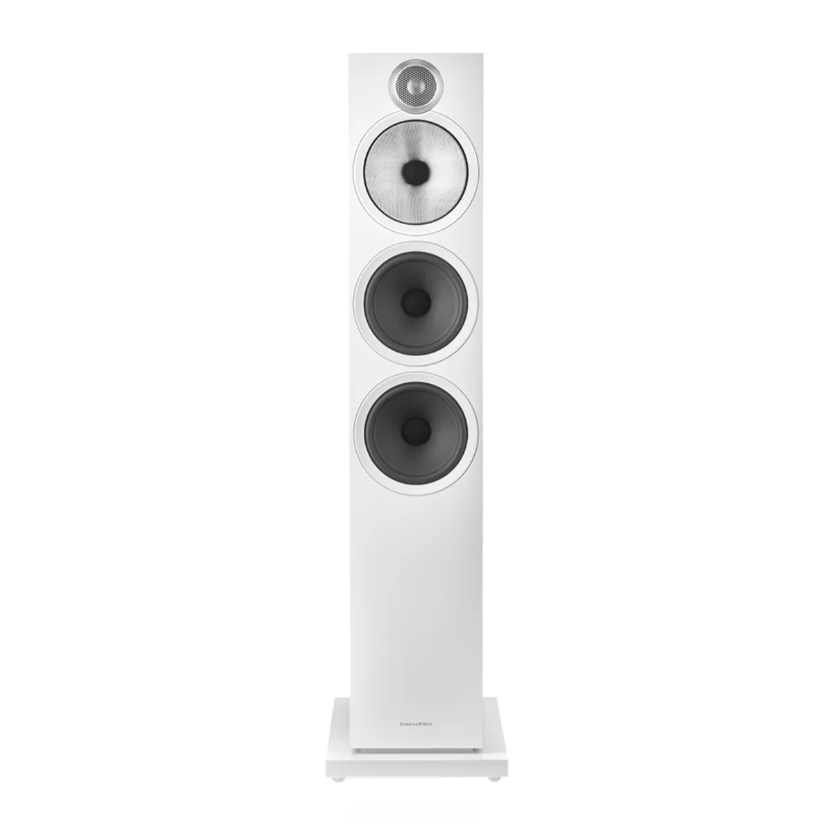 Loa B&W 603 S2 Anniversary Edition White mặt trước