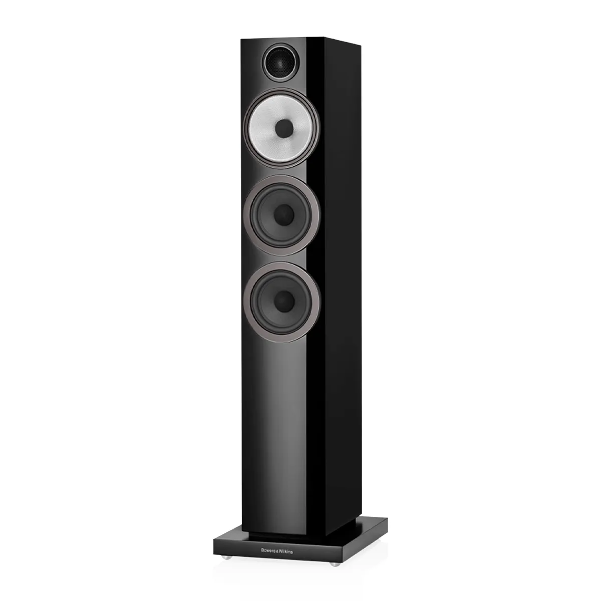 Loa B&W 704 S3 Black nghiêng phải