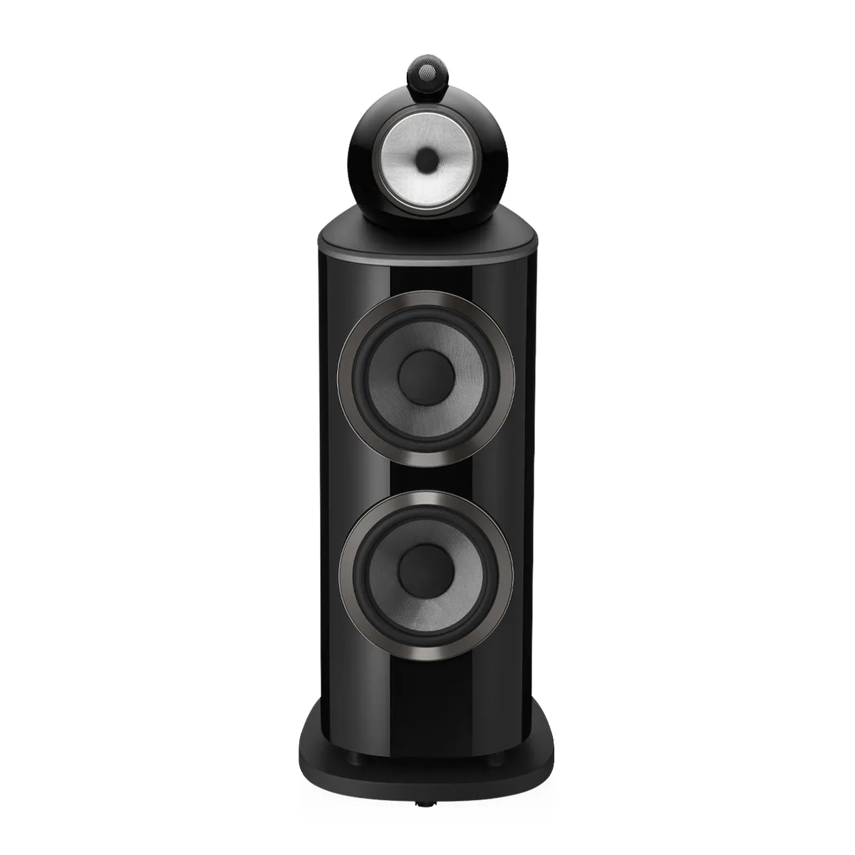 Loa B&W 801 D4 Black mặt trước