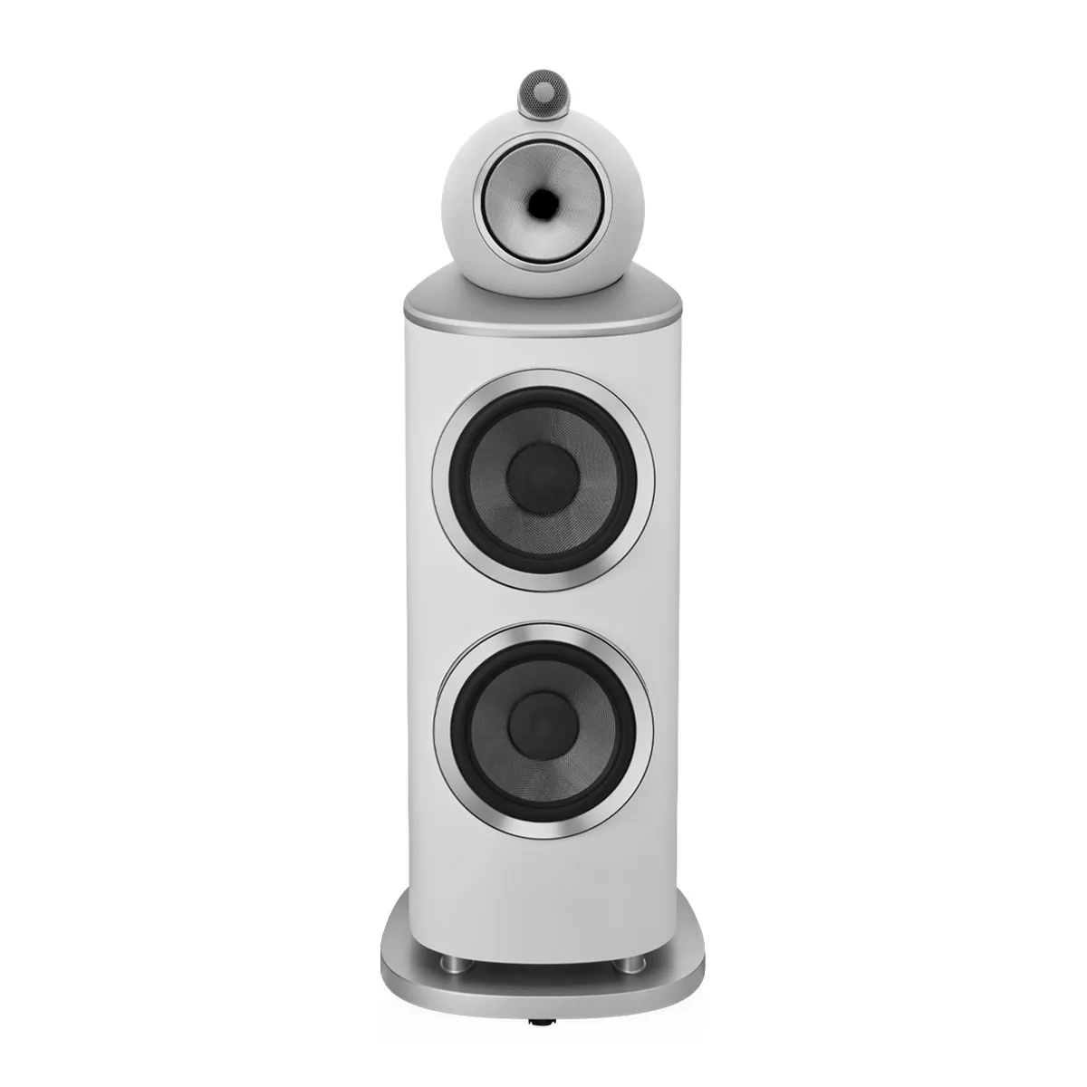 Loa B&W 801 D4 White mặt trước