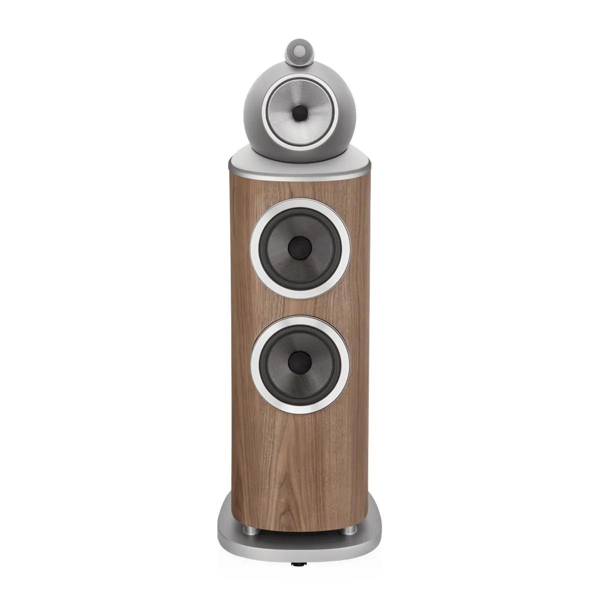 Loa B&W 802 D4 Walnut mặt trước